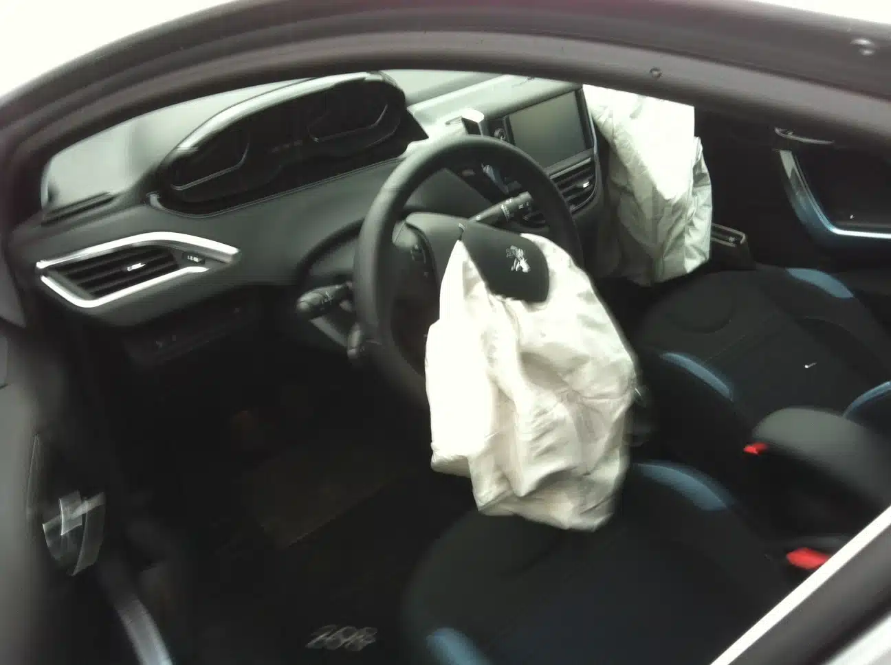 airbag sur une Peugeot 2008